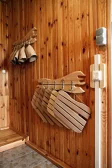 Sauna interior